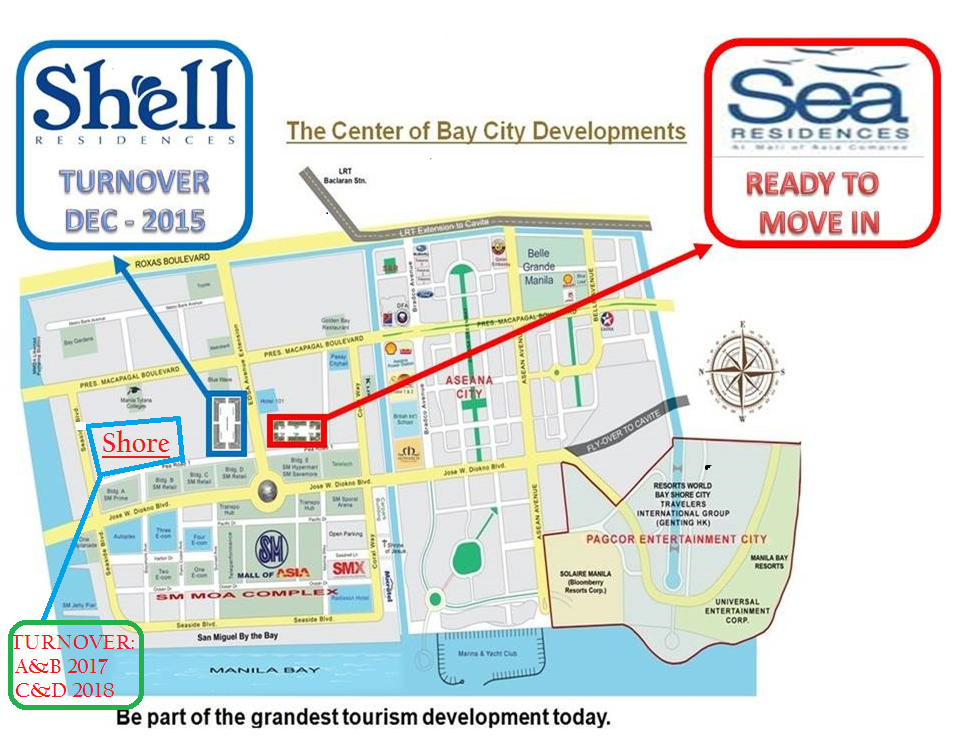 Sea Residences Moa Map