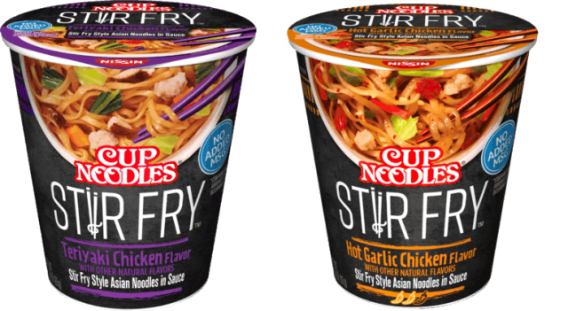 Nissin Foods Launches Two New Cup Noodles Stir Fry Flavors