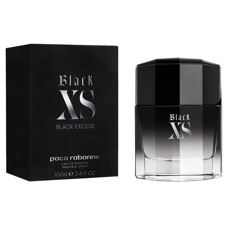 **New** Paco Rabanne Black XS For Men Eau De Toilette Spray ~ Full Size ...