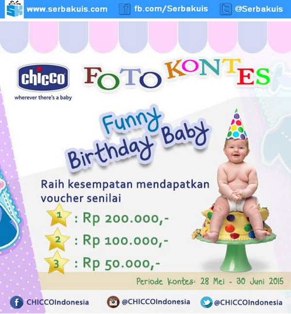 Kontes Foto Funny Birthday Baby Berhadiah Voucher