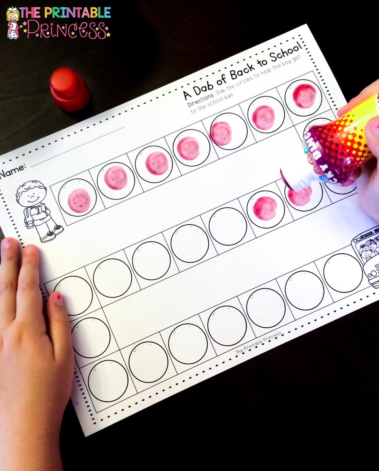 The Printable Princess: Using Bingo Dabbers in the Classroom {with a