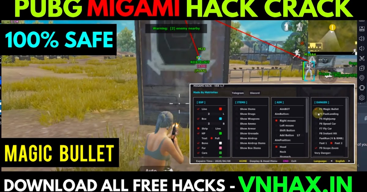 MIGAMI Hack Crack PUBG Emulator Hack Download 0.18.0 Update