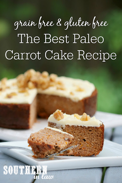 The Best Healthy Paleo Carrot Cake Recipe – clean eating recipe, healthy, low carb, dairy free, soy free, sugar free, gluten free, grain free, paleo desserts