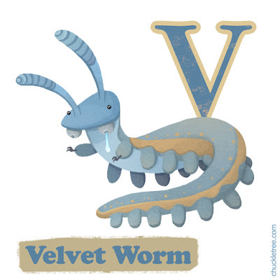 Dan Barrett's Art Blog: ABC Velvet Worm