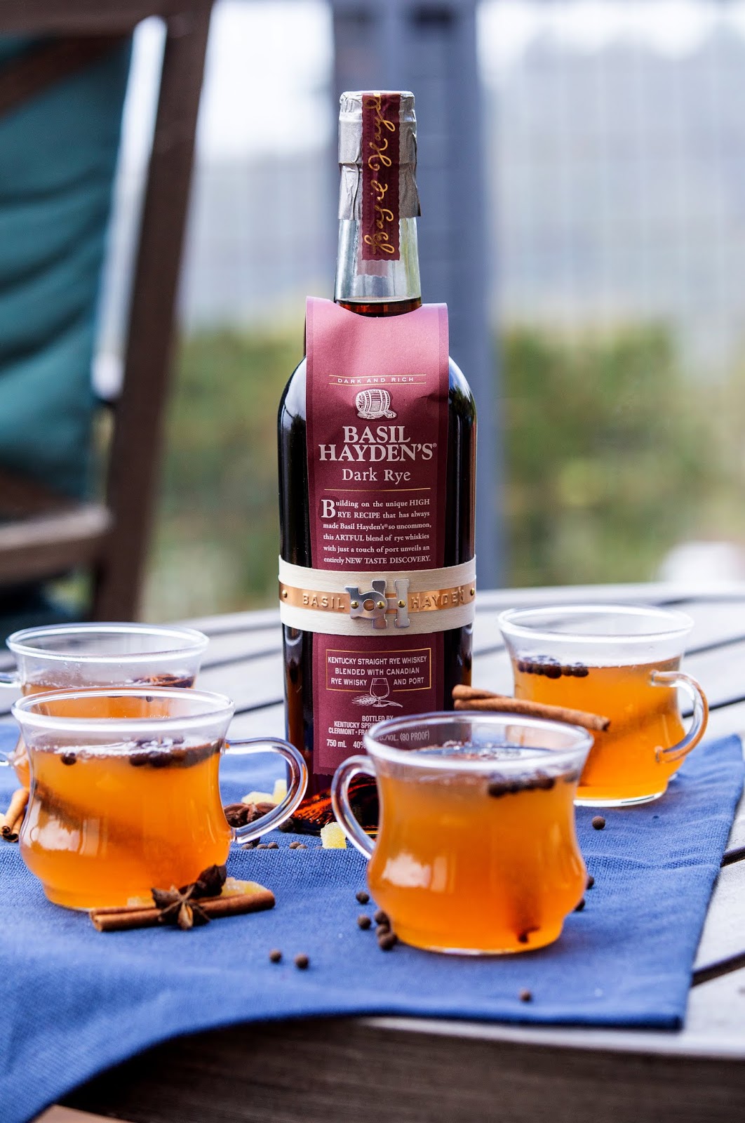 Food Hunter's Guide to Cuisine Basil Hayden’s Dark Rye Toddy