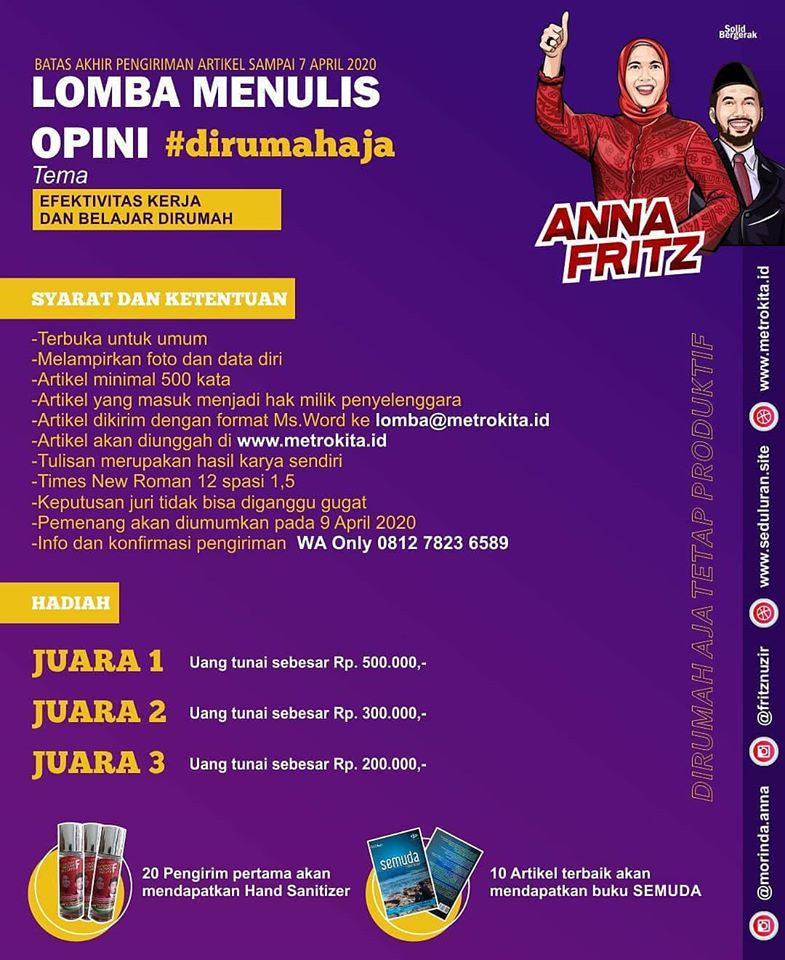 Lomba Menulis Opini 2020 lomba menulis cerpen 2021