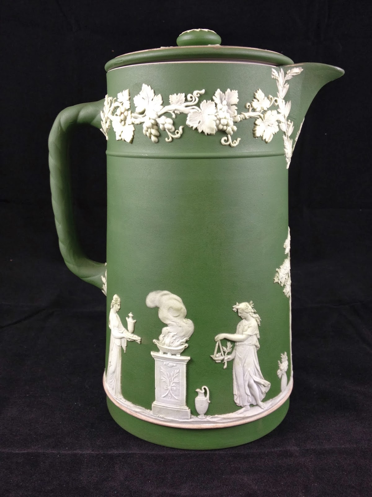 Antiques, Art, and Collectibles Antique Wedgwood China Jasperware Pitcher