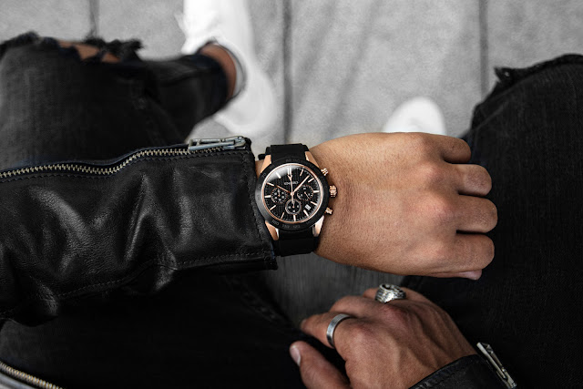 Vincero, The Rogue Rose Gold + Black