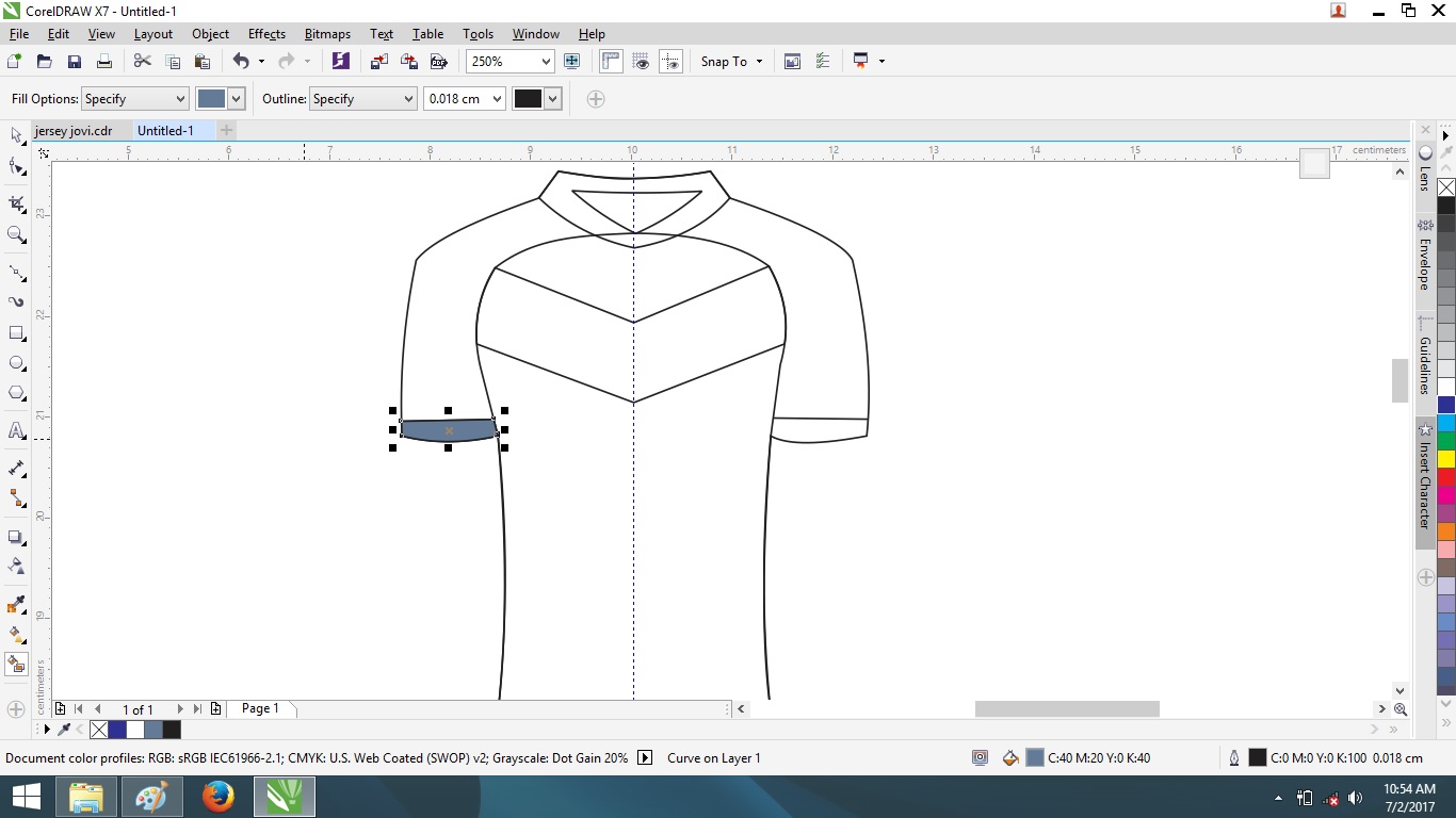 Cara Membuat Desain Jersey Fusal Sepak Bola Sendiri Di Corel Draw