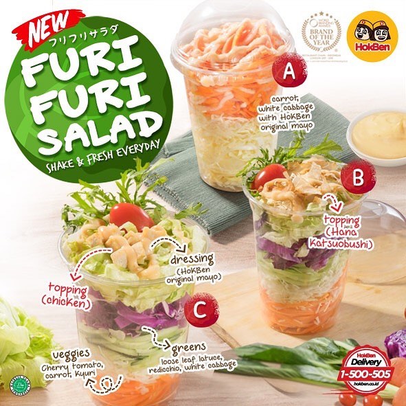 Furi Furi Salad, Menu Baru Hoka Hoka Bento Furi Furi Salad, Menu Baru Hoka Hoka Bento