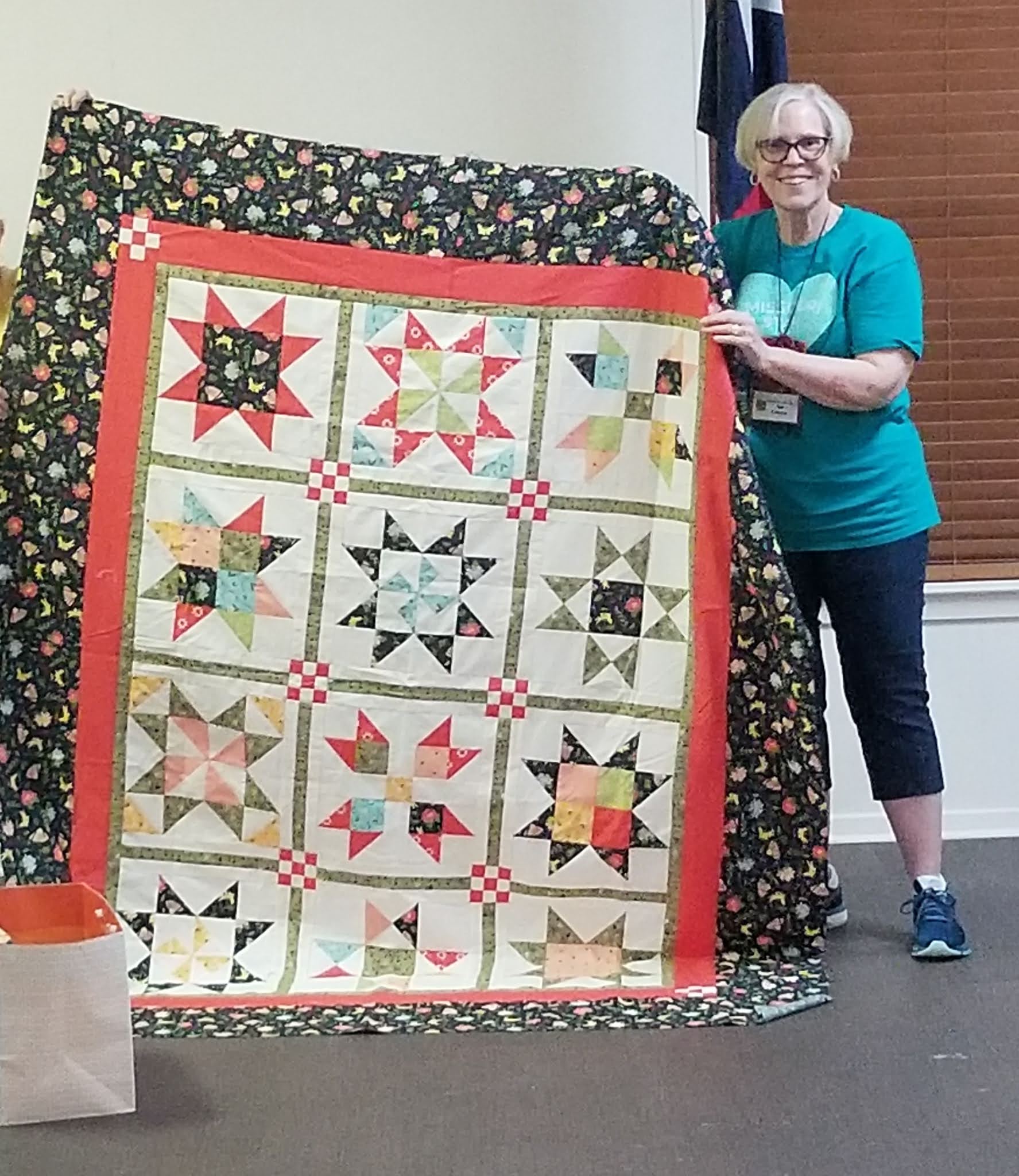 Farmersville Quilt Guild June 2021 1st meeting in 14 months