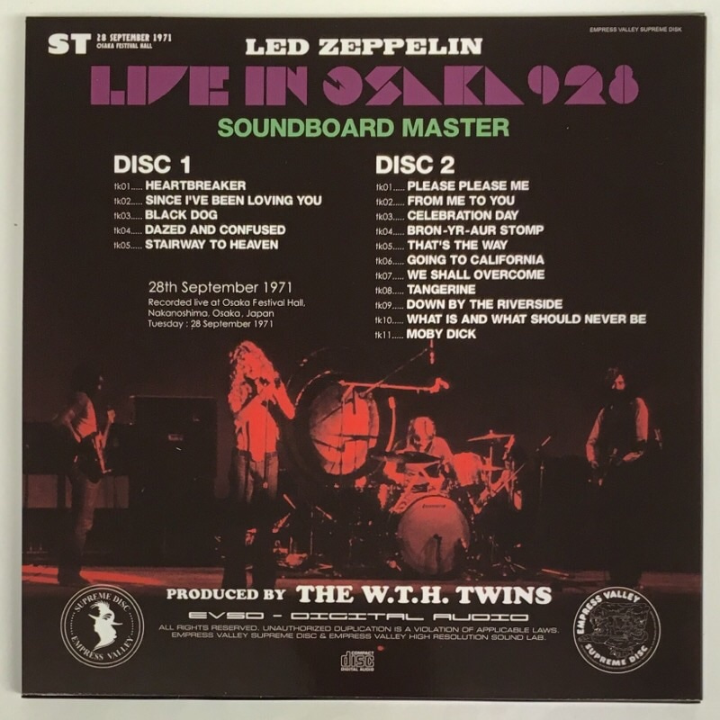 Long Live Led Zeppelin : 1971.09.28 Led Zeppelin 