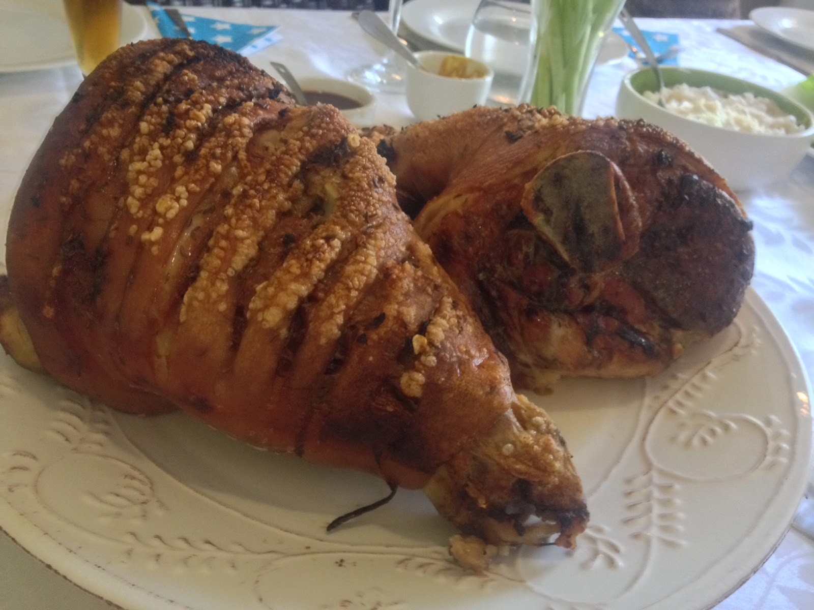 Feed your Inner Cook Crunchy Pork Knuckle with Braised Red Cabbage