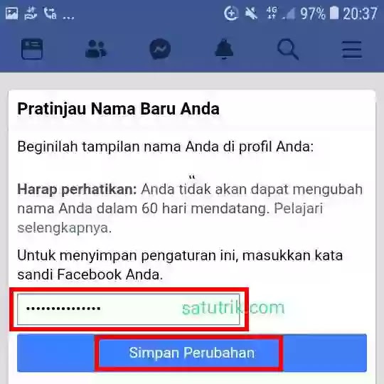 Cara Membuat Akun Facebook Tanpa Nama (Kosong) di Android