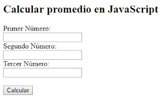 calcular promedio en javascript