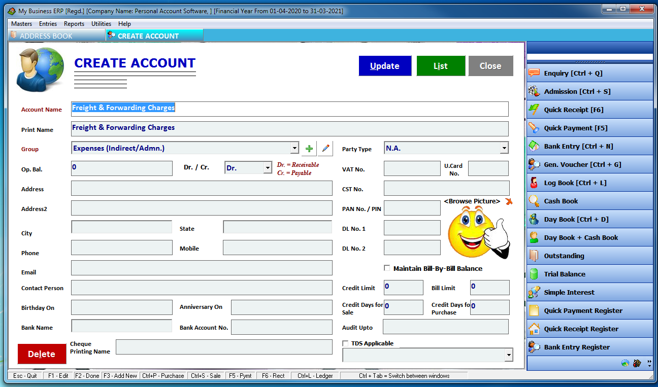 Personal Home Accounting Software 2000Rs. Only Billing Software Guru