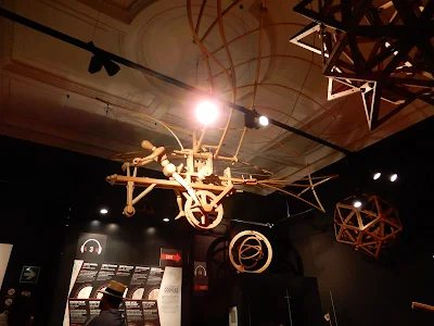 LEONARDO INTERACTIVE MUSEUMの飛行自転車模型