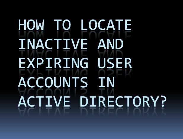 expiring user accounts