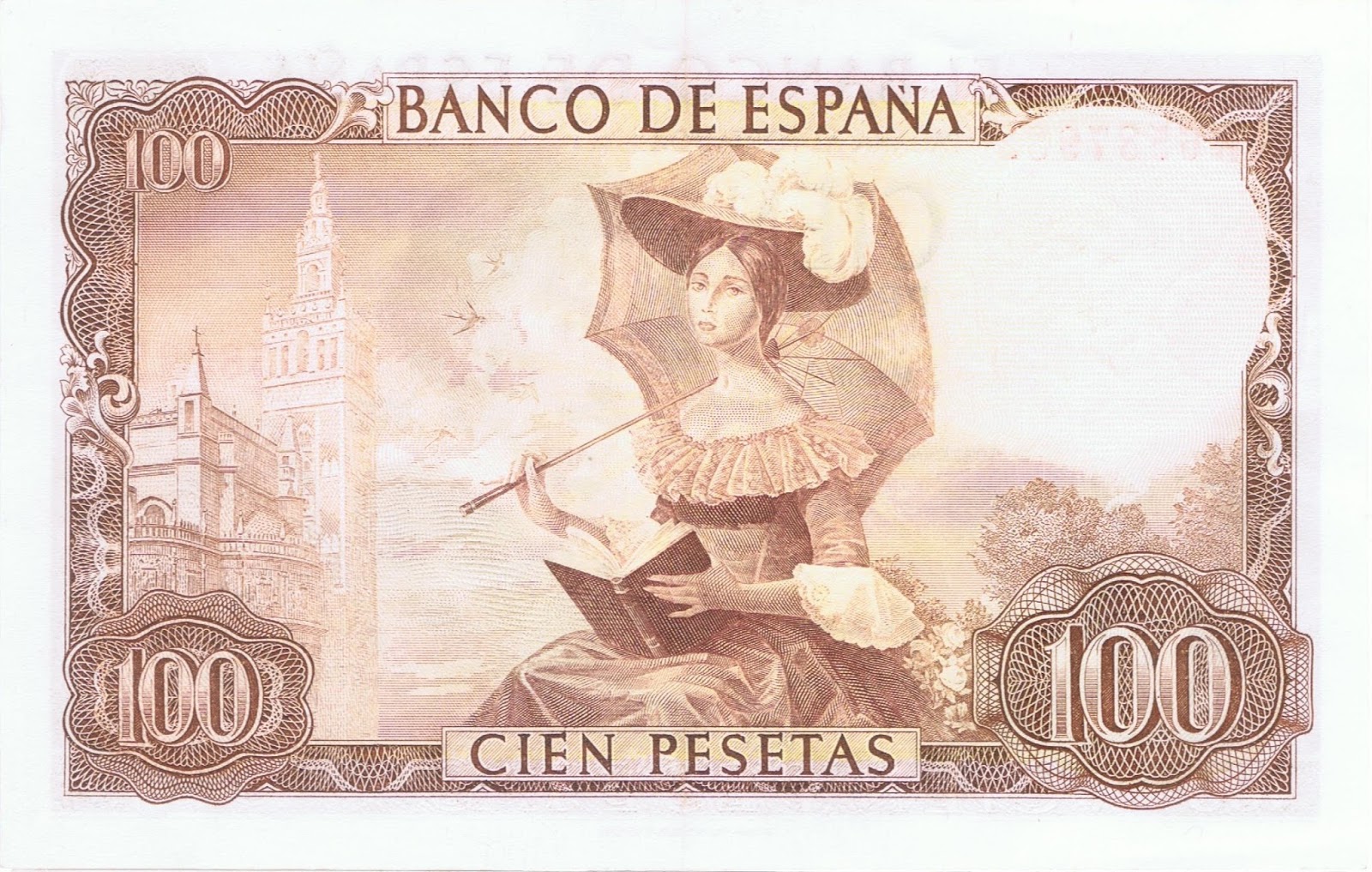 La vieja Peseta Billetes de 100 Pesetas. Dictadura Franquista (19391975)