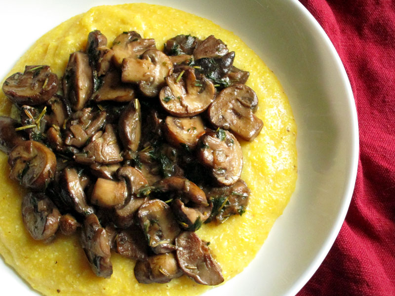 Creamy Polenta with Sautéed Mixed Mushrooms Lisa's Kitchen