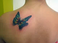 3d Butterfly Tattoos For Women