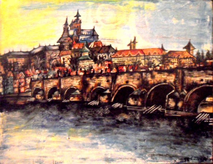 Painting Inspired by Prague
