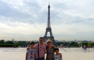 París. La Torre Eiffel desde el mirador del Trocadero.