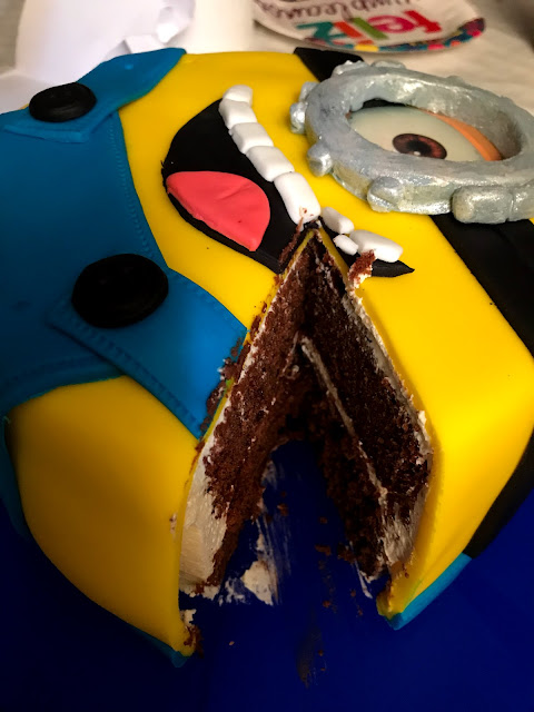 A por el Minion! Pastel Fondant - Minion