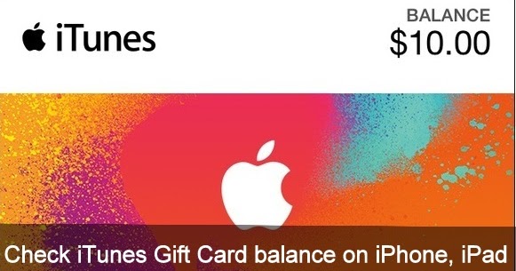 Apple Gift Card Balance