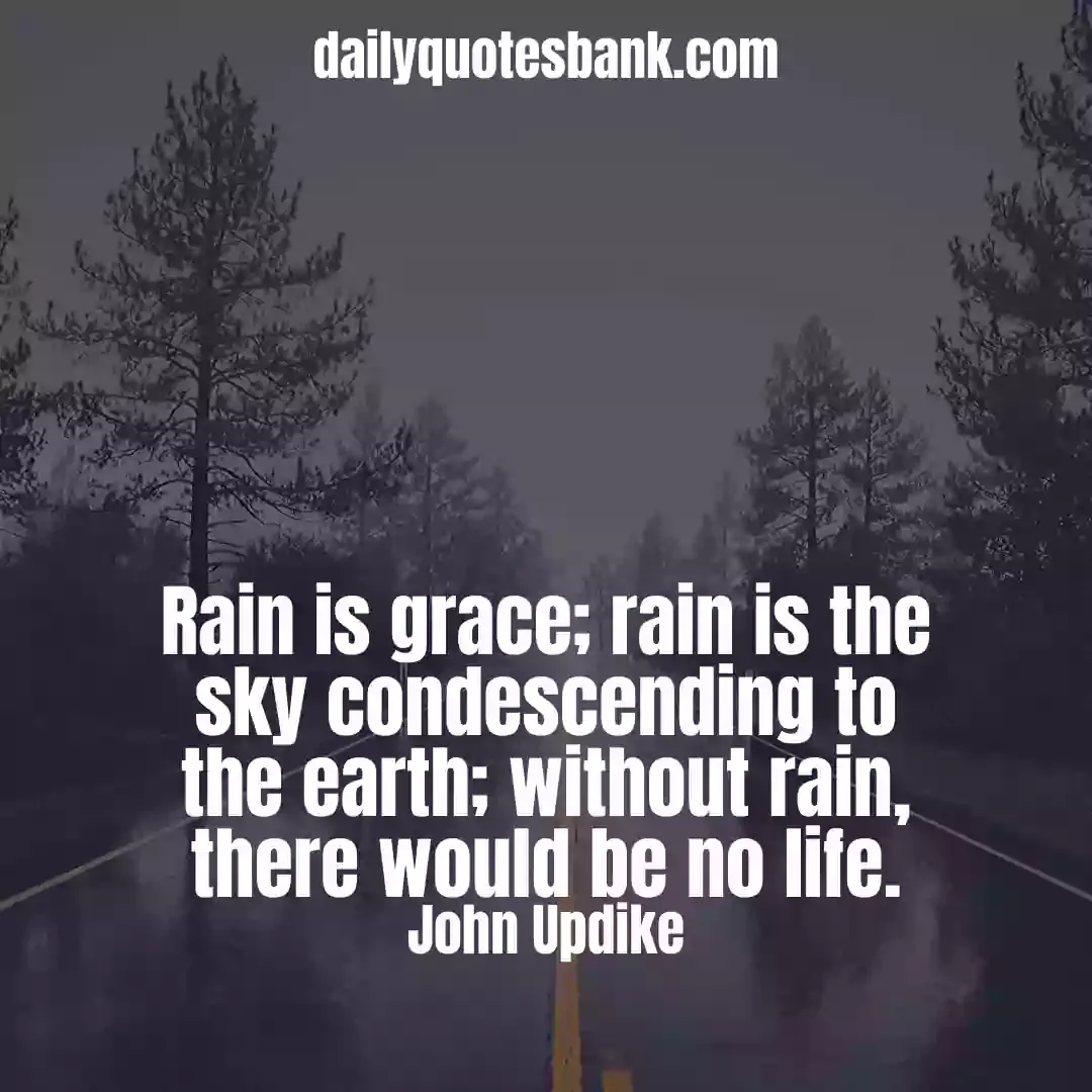 Rain Quotes About Life That Will Make You Feel Happy