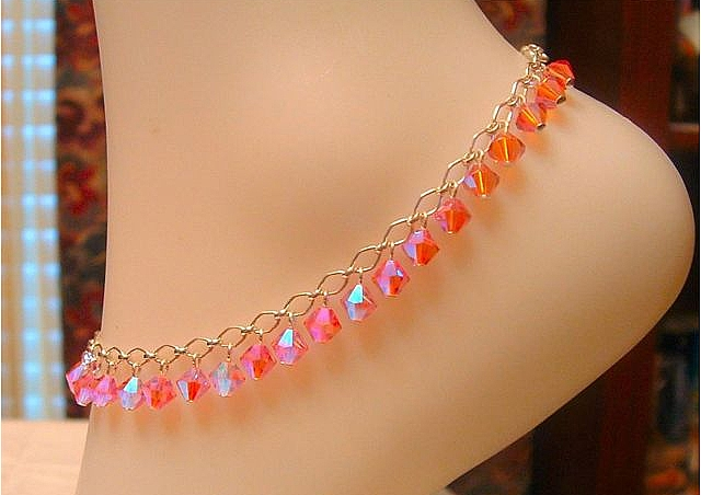 Crystal Anklets