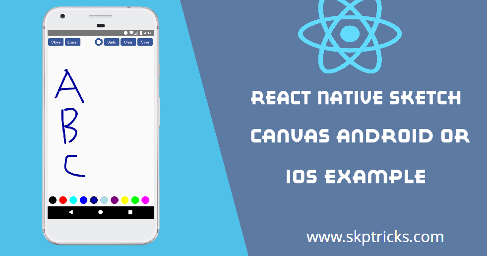  React Native Sketch Draw for Kids