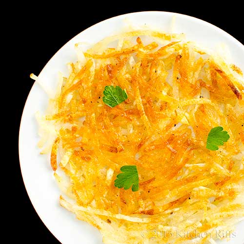 Crispy Hash Browns - The Forked Spoon