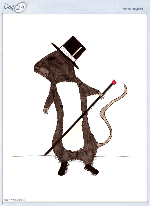 Vince Bayless Illustration 30 Characters Challenge Day 24RataTap Tap