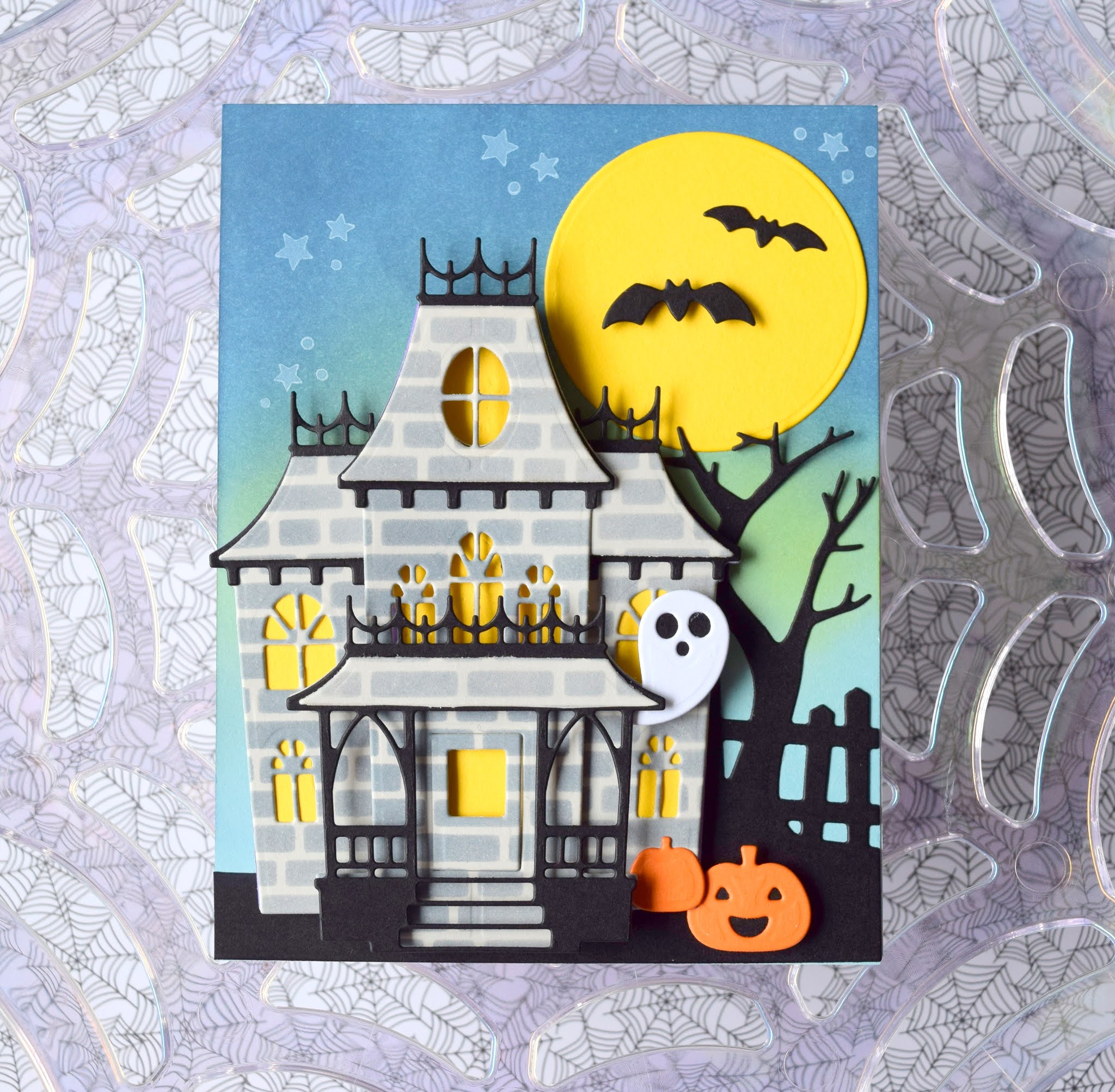 Crafty Creations with Shemaine Haunted House dies from Diamond Press
