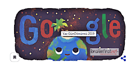 21 Haziran 2019 Yaz Gündönümü Google'da doodle.....