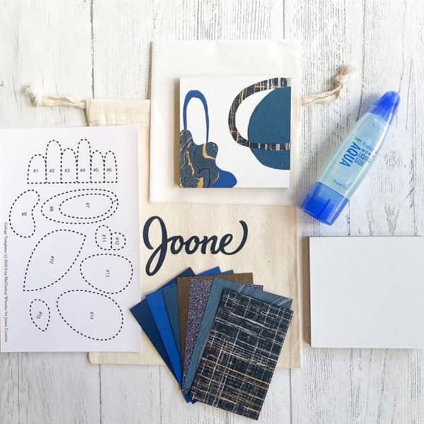 Appealing Paper Collage Kits from Joone Creative