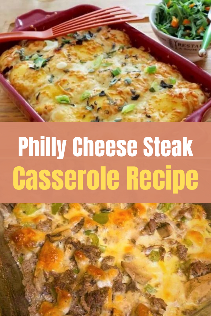 Philly Cheese Steak Casserole Recipe Dinner Recipesz