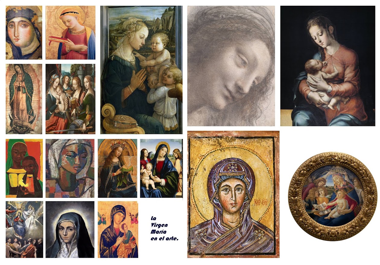 16 lindas imágenes de la Virgen María en el arte.