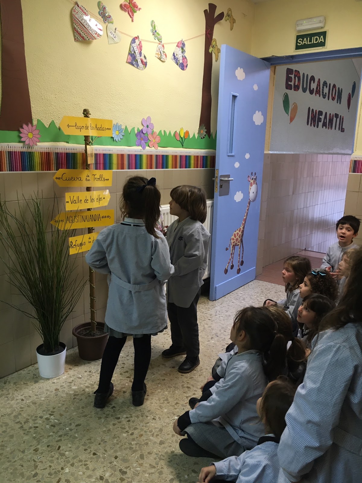 Educación Infantil Colegio Agustinas Valladolid Exposición "Bosque