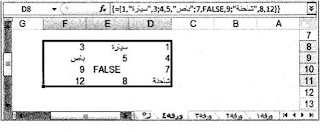 إنشاء صفيف ثابت من القيم في نطاق معين إنشاء صفيف ثابت من القيم في نطاق معين