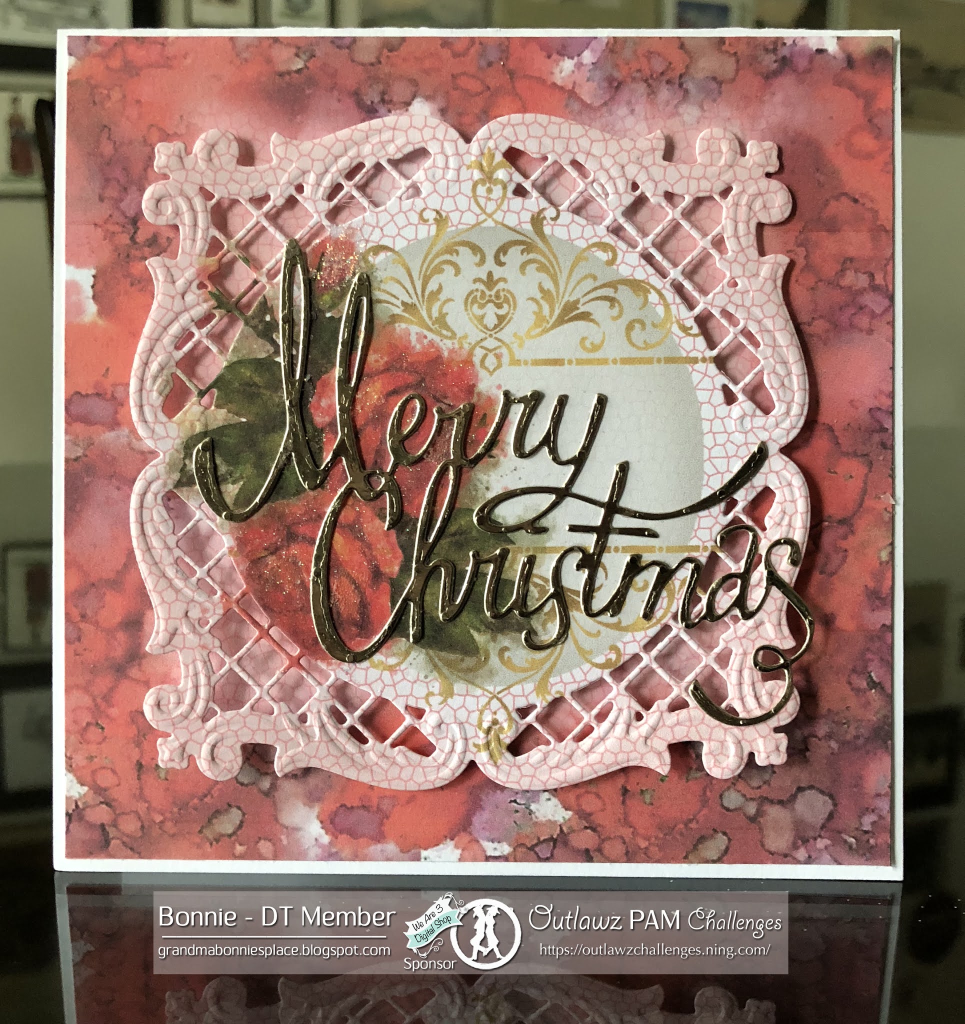 Grandma Bonnie's Place Merry Christmas with Roses