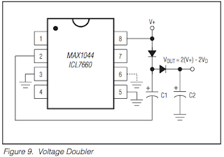 Voltage doubler MAX1044