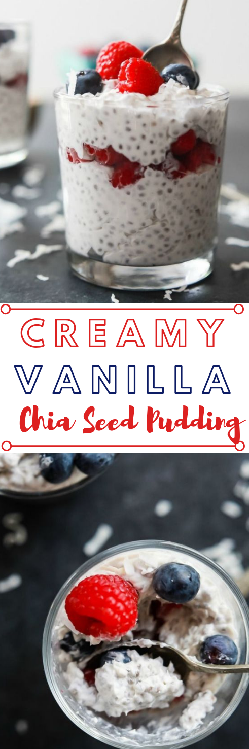 Creamy Vanilla Chia Seed Pudding #pudding #diet #healthy #vanilla #creamy Creamy Vanilla Chia Seed Pudding #pudding #diet #healthy #vanilla #creamy