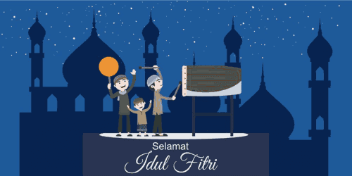 Download Desain Spanduk Ucapan Selamat Hari Raya Idul Fitri 1440 H Tahun 2019