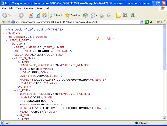 data template in xml publisher Amar Alam Oracle Apps Technical World