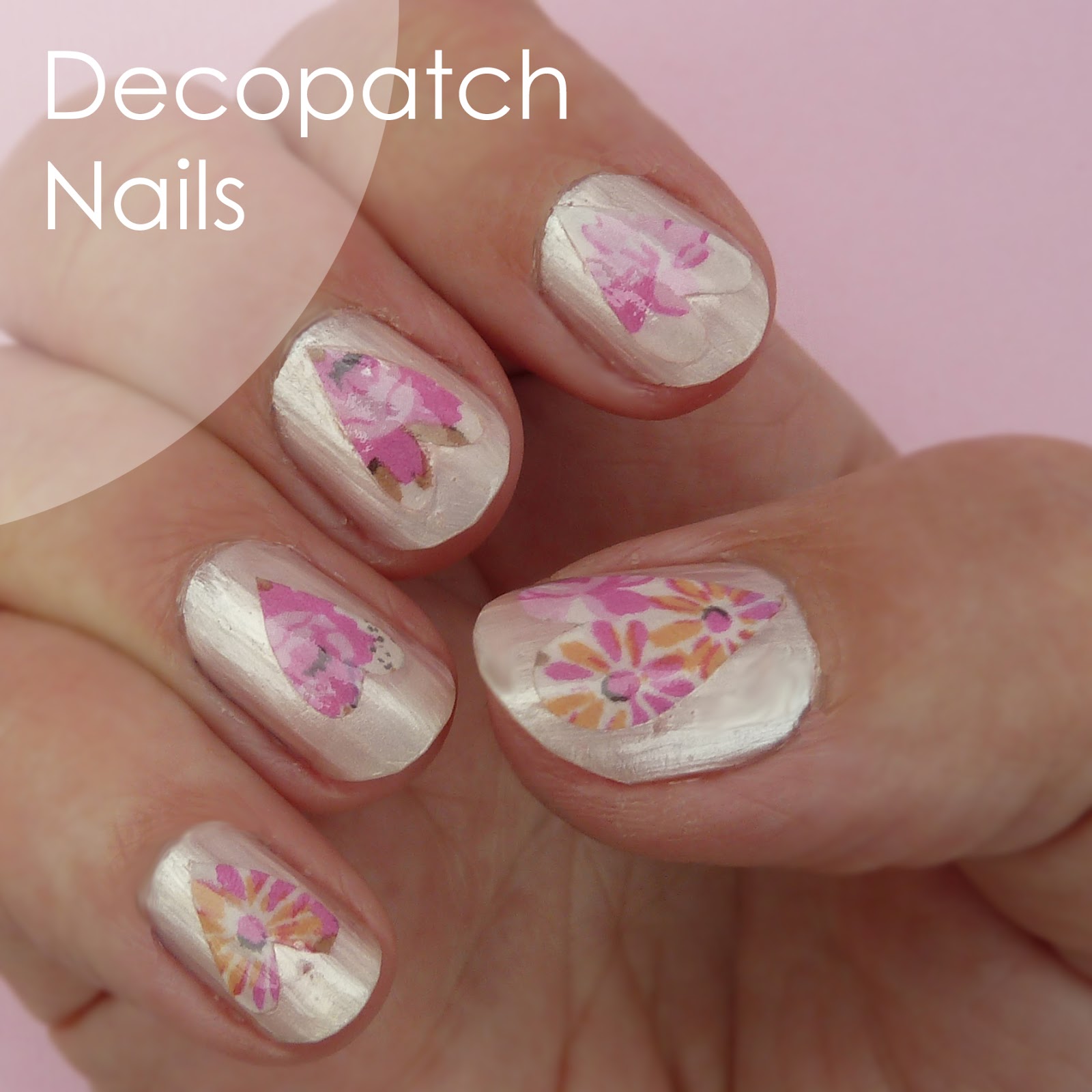 Decopatch Nails - Take two | Craft me Happy!: Decopatch Nails - Take two