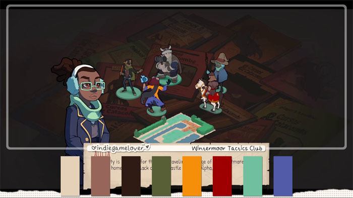 Indie Game Lover Wintermoor Tactics Club Palette
