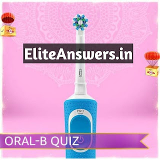 Amazon Oral B Oral Care Quiz Answers 2021