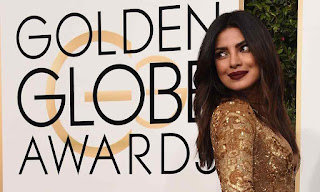 priyanka chopra cleavage show photos at golden globe awards 2017%2B%25288%2529